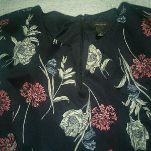 Ann Taylor Navy Floral Dress